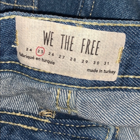 New Free People Maggie Mid-Rise Straight Leg Jeans - Picture 6 of 6